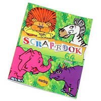 marbig safari scrapbook 64 page 335 x 240mm
