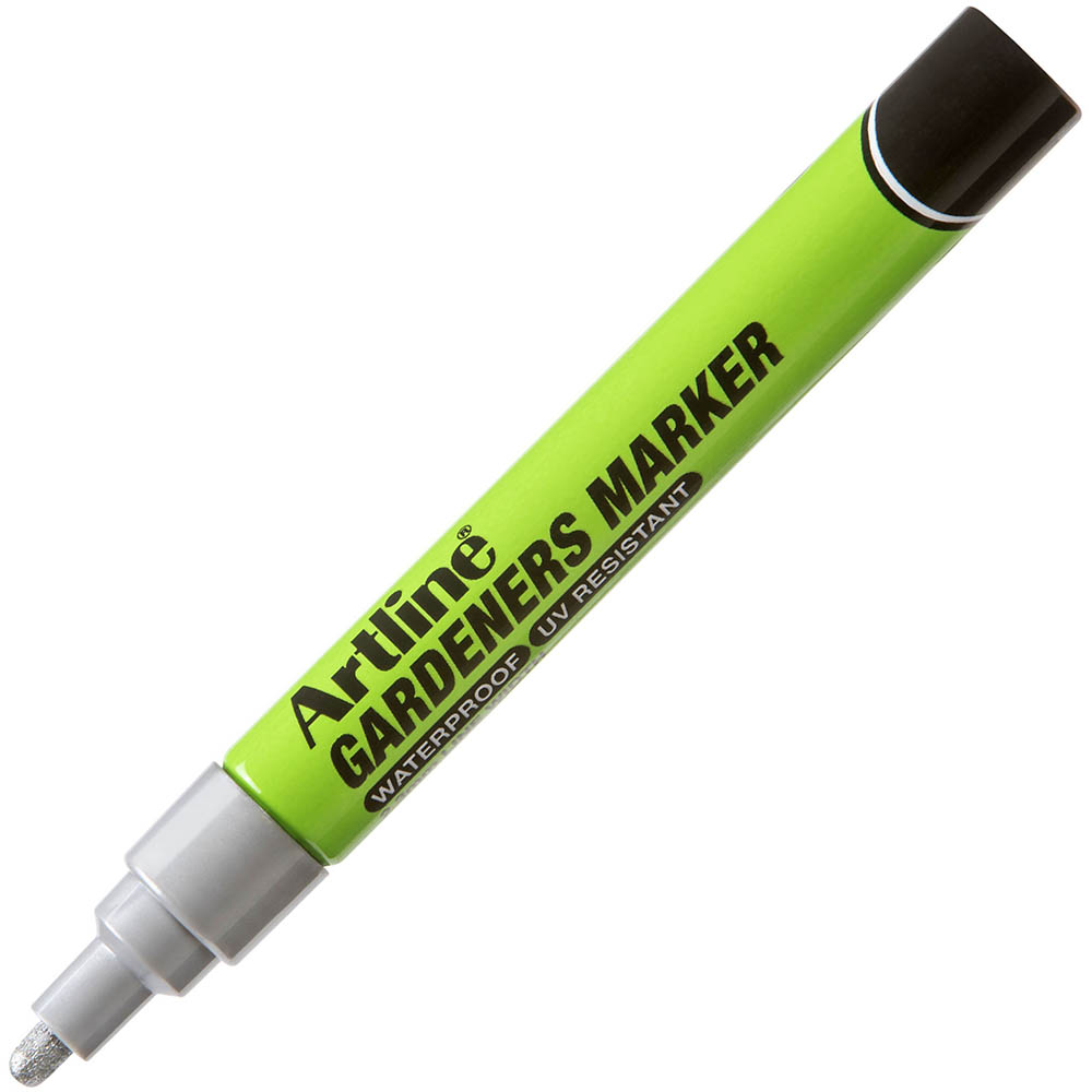 Image for ARTLINE GARDENERS PERMANENT MARKER BULLET 1.5MM SILVER from Discount Office National