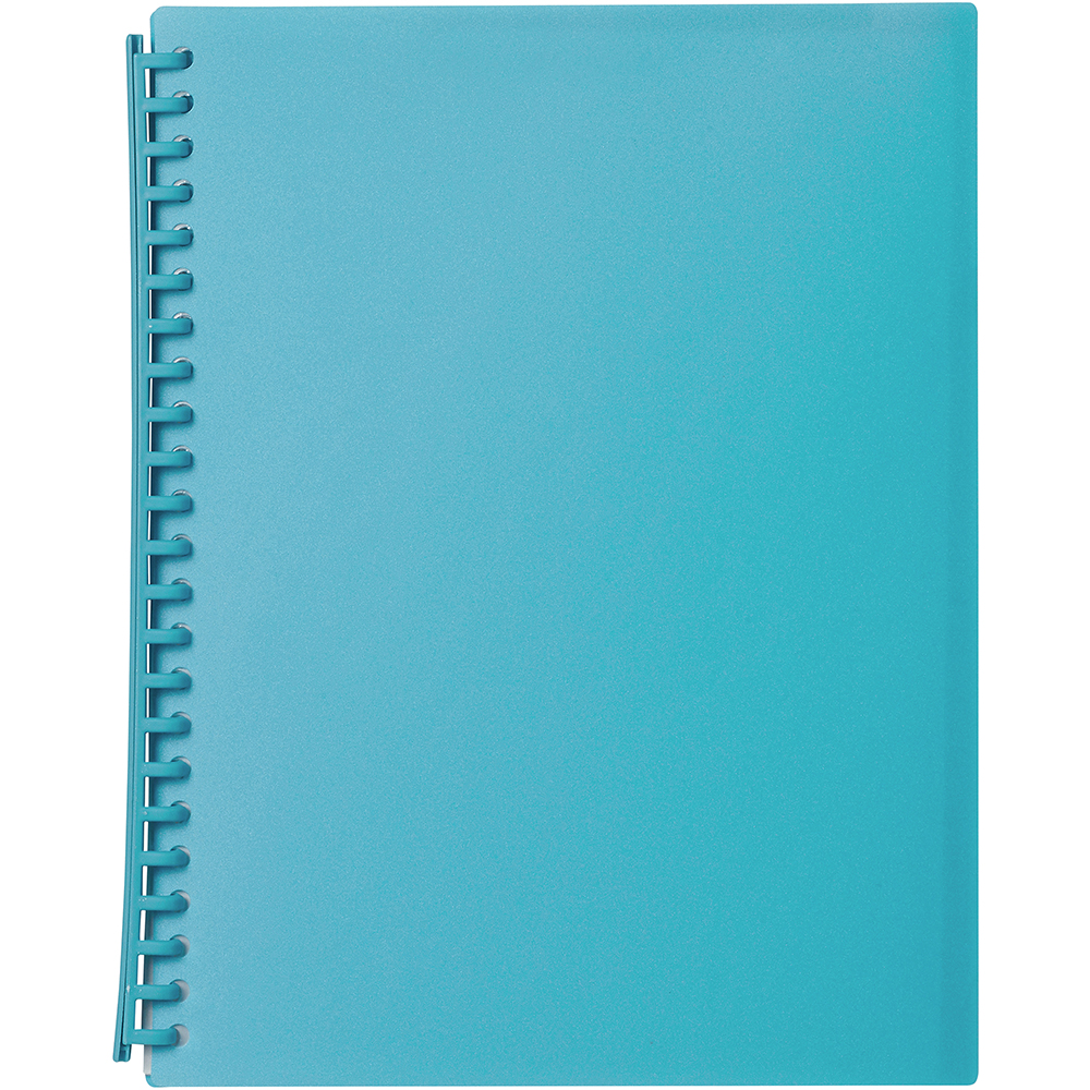 Image for MARBIG DISPLAY BOOK REFILLABLE 20 POCKET A4 MARINE from Emerald Office Supplies Office National