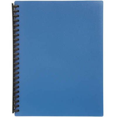Image for MARBIG DISPLAY BOOK REFILLABLE 40 POCKET A4 BLUE from PaperChase Office National