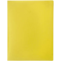 marbig soft touch display book non-refillable 12 pocket a4 yellow