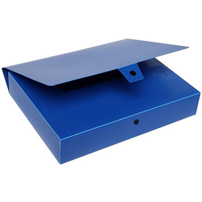 Image for MARBIG BOX FILE BUTTON CLOSURE 60MM A4 BLUE from Ezi Office National Tweed