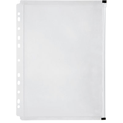Image for MARBIG BINDER POCKET ZIP CLOSURE A4 CLEAR from Pirie Office National