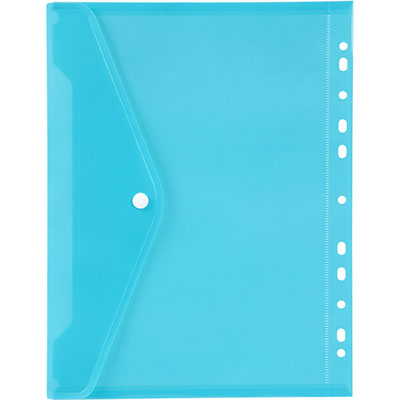Image for MARBIG BINDER POCKET BUTTON CLOSURE A4 MARINE from Emerald Office Supplies Office National