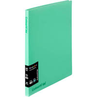 colourhide display book fixed 20 pocket a4 biscay green