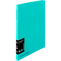 colourhide display book fixed 20 pocket a4 aqua