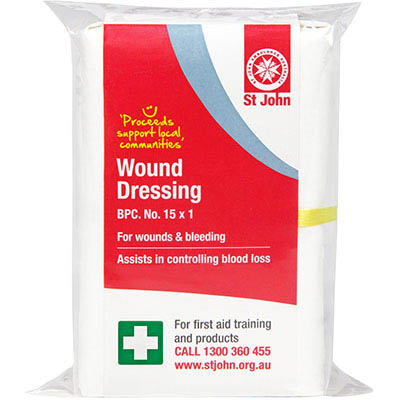 Image for ST JOHN WOUND DRESSING SIZE 15 from PaperChase Office National