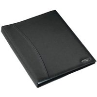 rexel soft touch smooth display book 24 pocket a4 black