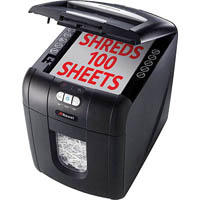 rexel auto+100 shredder stack and shred cross cut