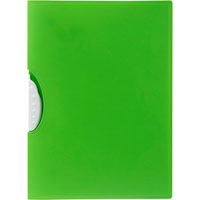 marbig summer colour swing clip report cover a4 lime