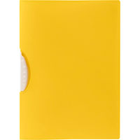 marbig summer colour swing clip report cover a4 lemon