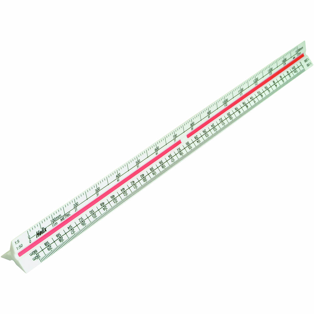 Image for HELIX TRIANGULAR SCALE RULER 300MM from Office National Hobart