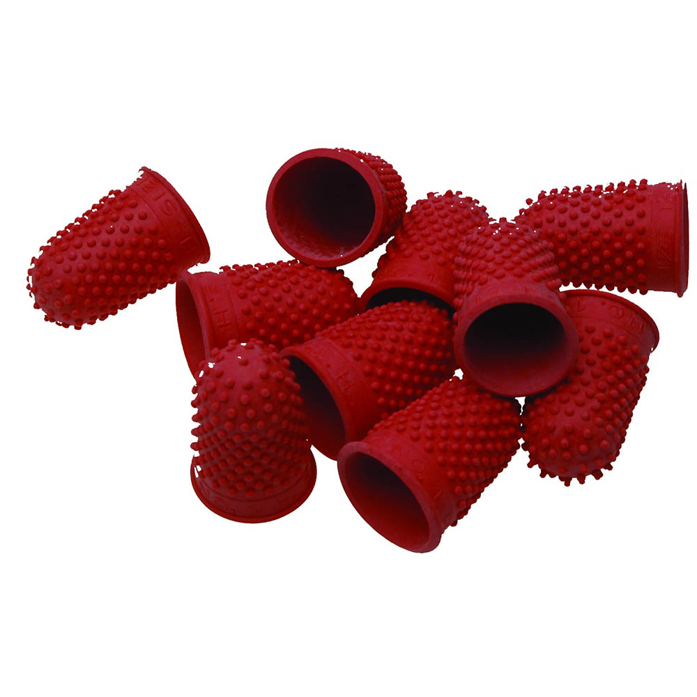 Image for REXEL THIMBLETTES FINGER CONES SIZE 1 RED from PaperChase Office National