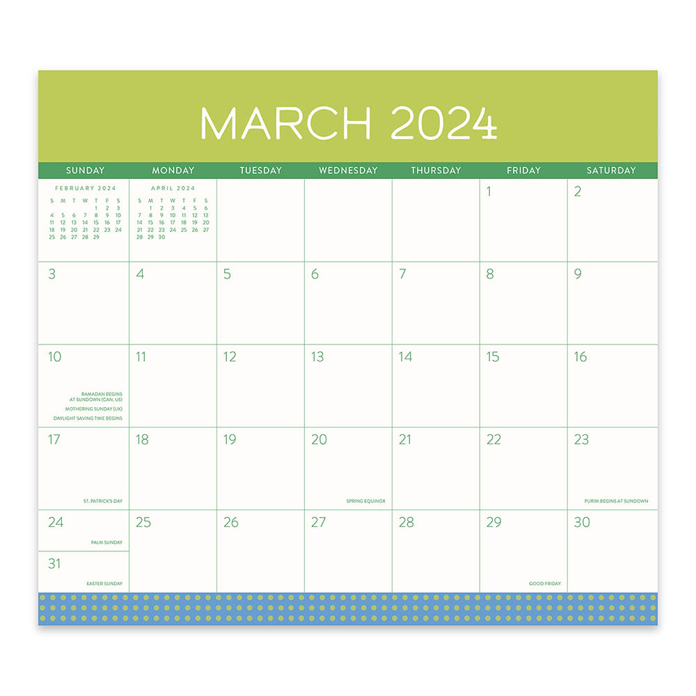 Image for ORANGE CIRCLE 24129 MAGNETIC MONTHLY PAD COLOR BLOCK from Office National