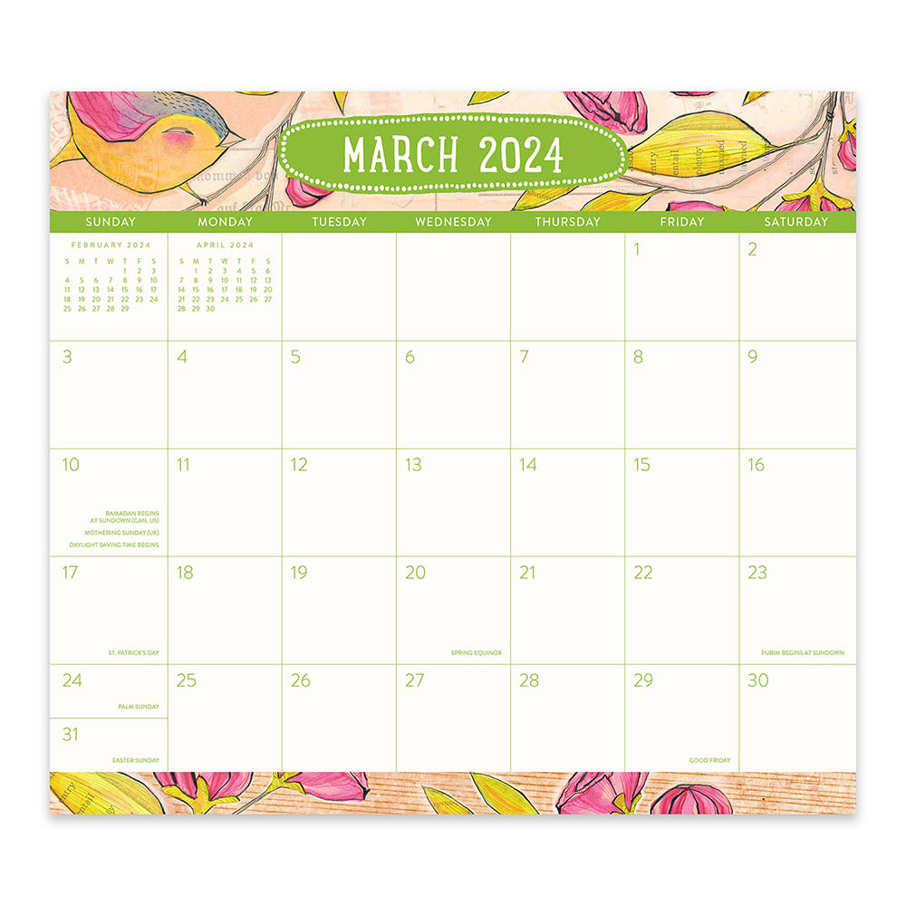 Image for ORANGE CIRCLE 24130 MAGNETIC MONTHLY PAD WHERE LOVE GROWS from Office National