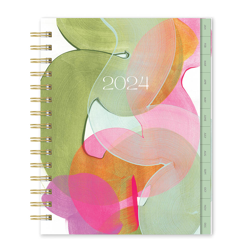 Image for ORANGE CIRCLE 24391 EDIE TABBED PLANNER FRESH START from PaperChase Office National