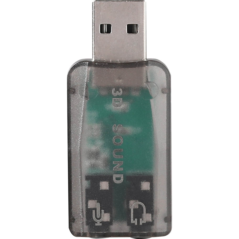 Image for KENSINGTON AUDIO ADAPTER USB-A TO 3.5MM BLACK from PaperChase Office National