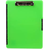dexas slimcase 2 storage clipboard a4 neon green