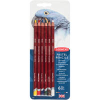 derwent pastel pencil assorted pack 6