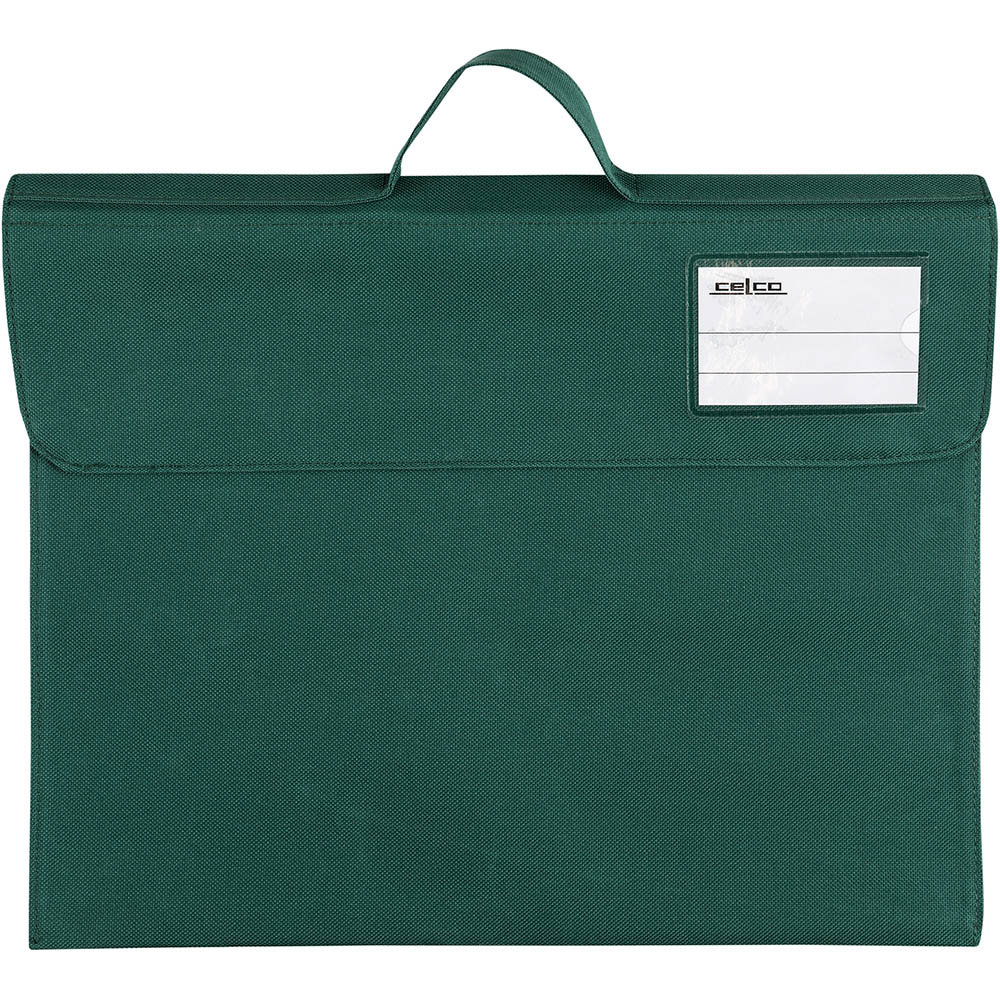 Image for CELCO LIBRARY BAG 290 X 370MM GREEN from Pirie Office National
