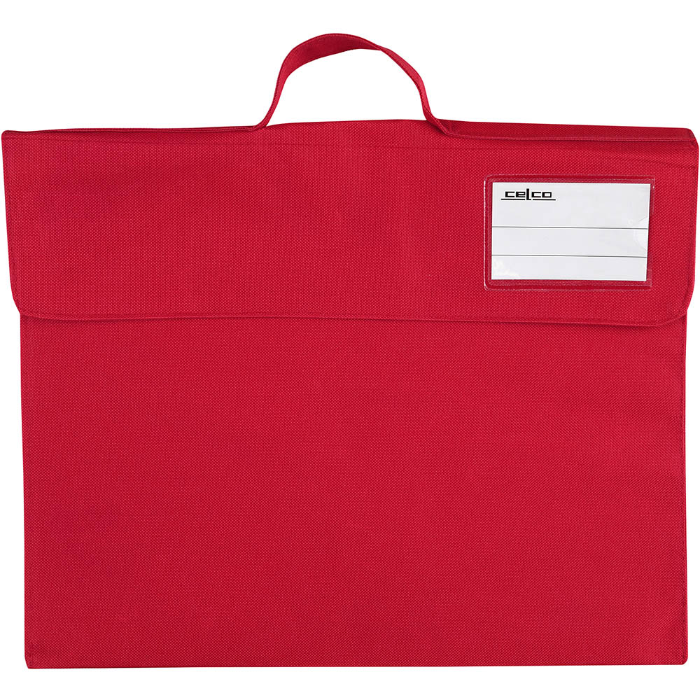 Image for CELCO LIBRARY BAG 290 X 370MM RED from Discount Office National
