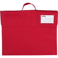 celco library bag 290 x 370mm red