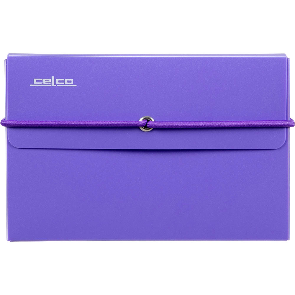 Image for CELCO STUDY CARD BOX 127 X 76MM PURPLE from Coffs Coast Office National