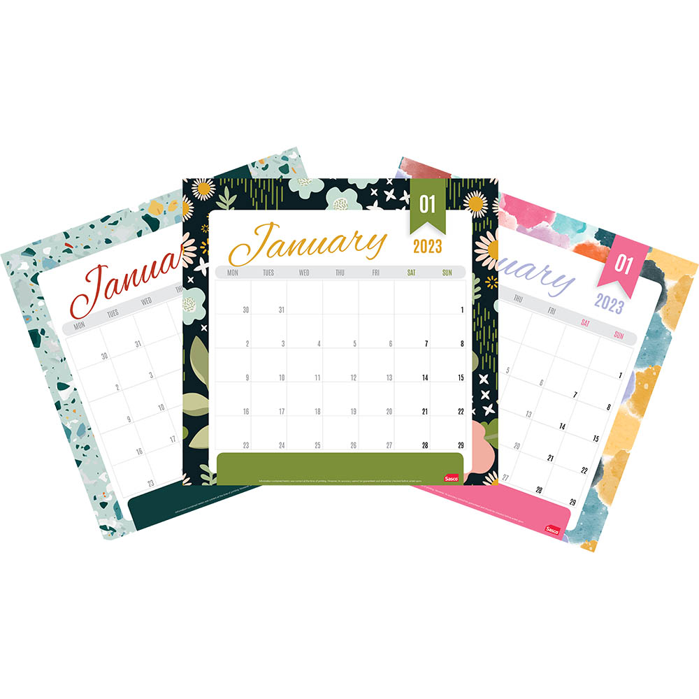 Image for SASCO 4016 MAGNETIC 325 X 315MM WALL PLANNER MONTH TO VIEW ASSORTED from Office National Capalaba
