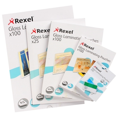 Image for REXEL LAMINATING POUCH 75 MICRON A3 CLEAR PACK 25 from Office National Sydney Stationery