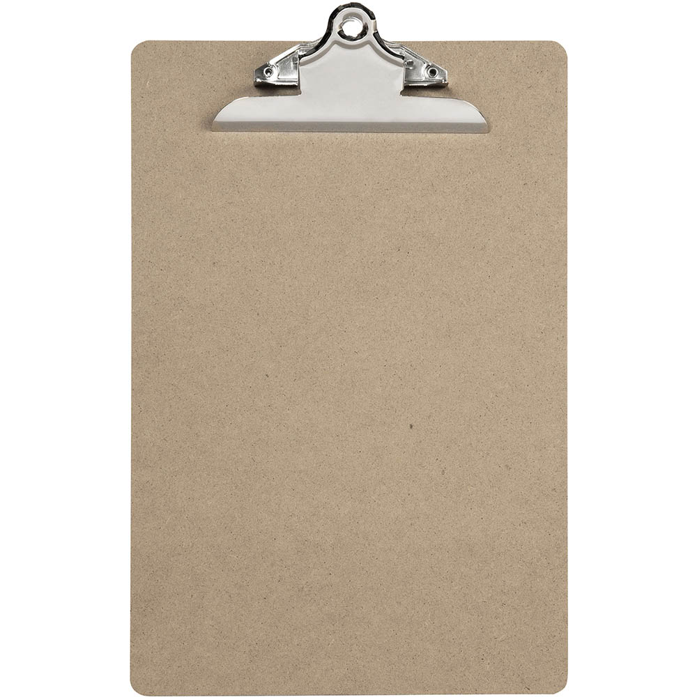 Image for MARBIG CLIPBOARD MASONITE LARGE CLIP A4 from Office National Perth CBD