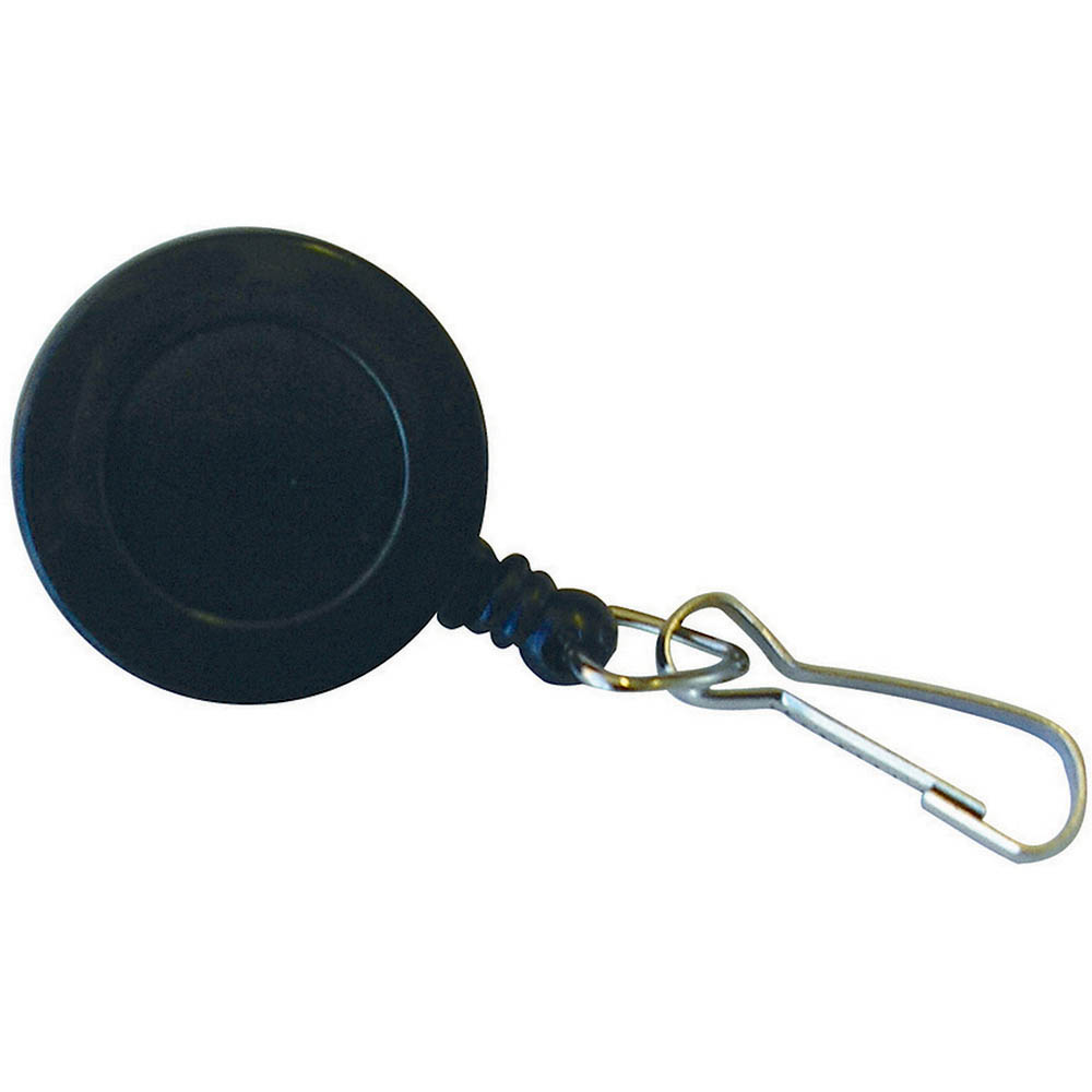 Image for KEVRON ID1021 BADGE REEL SWIVEL CLIP BLACK from Axsel Office National