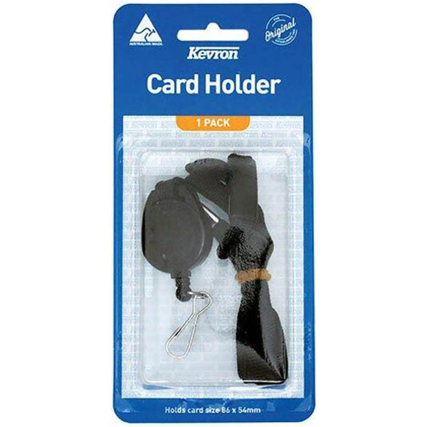 Image for KEVRON ID1013LR ID CARD HOLDER WITH LANYARD from Discount Office National
