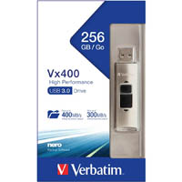 verbatim store-n-go vx400 solid state drive usb 3.0 256gb metal