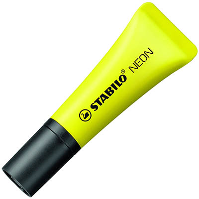 Image for STABILO NEON HIGHLIGHTER CHISEL YELLOW from Angletons Office National