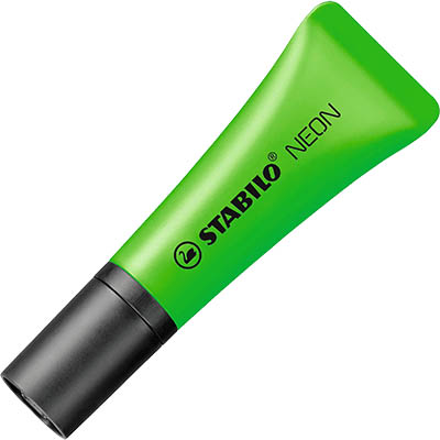 Image for STABILO NEON HIGHLIGHTER CHISEL GREEN from Aztec Office National