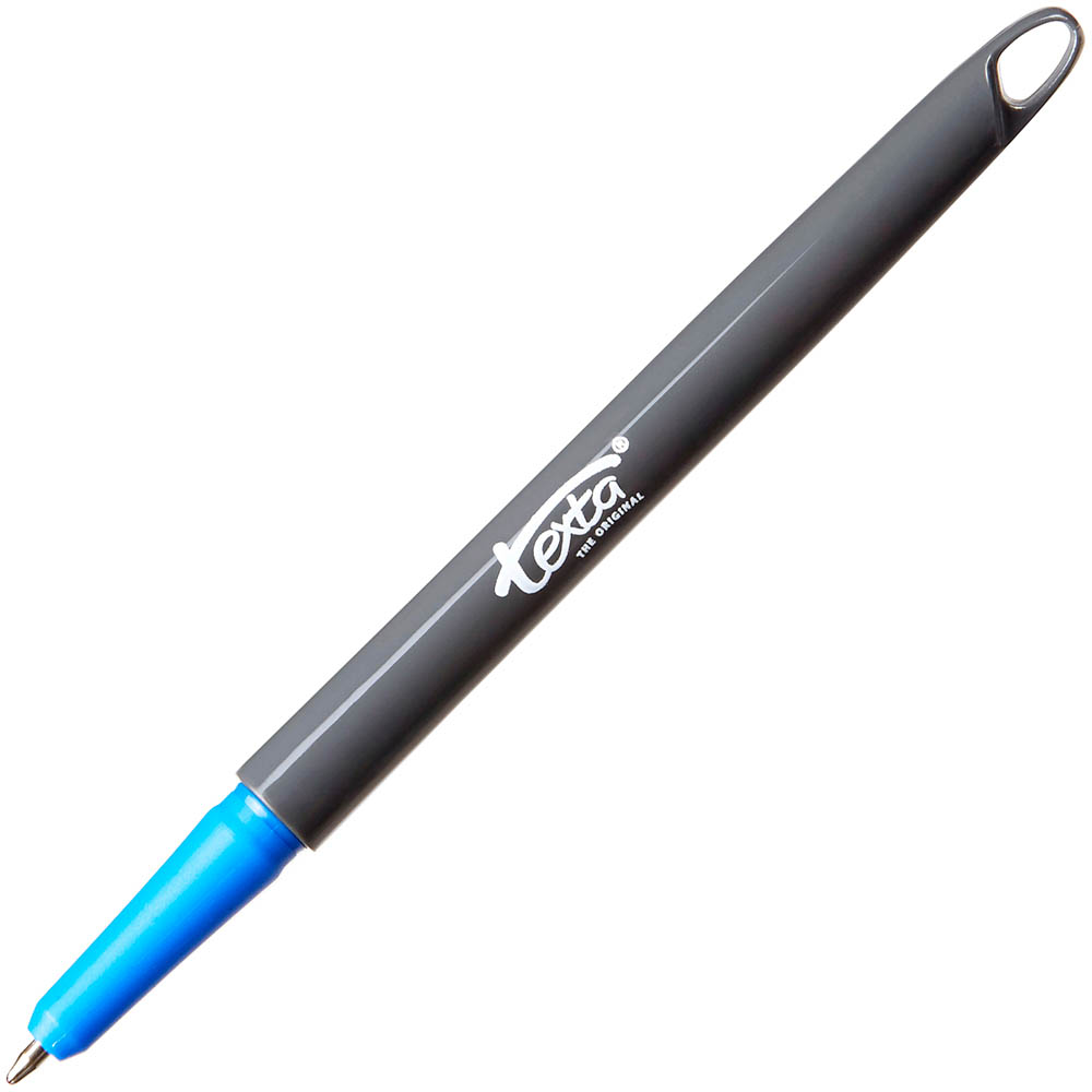 Image for TEXTA BALLPOINT PEN MEDIUM BLUE PACK 3 from Surry Office National