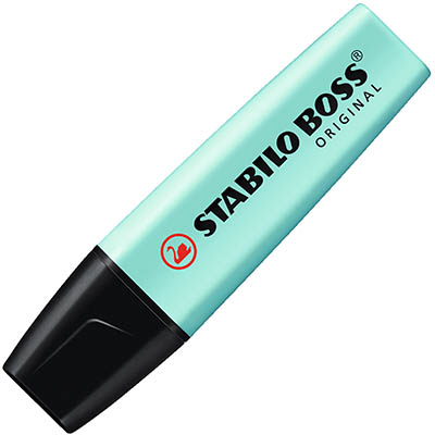 Image for STABILO BOSS HIGHLIGHTER CHISEL PASTEL TOUCH OF TURQUOISE from Mackay Business Machines (MBM) Office National
