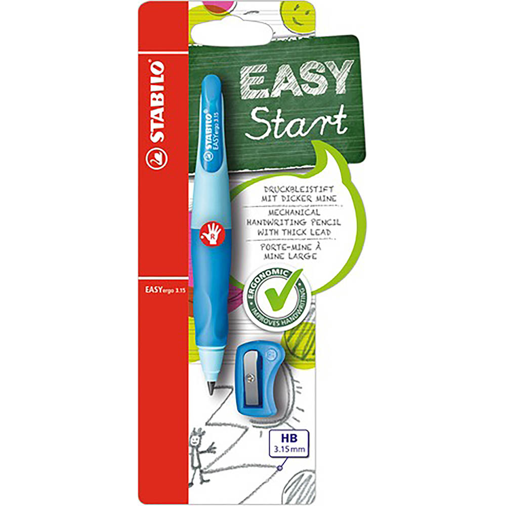 Image for STABILO EASY ERGO MECHANICAL PENCIL RIGHT HAND BLUE from Office National ONE Solution Business Supplies