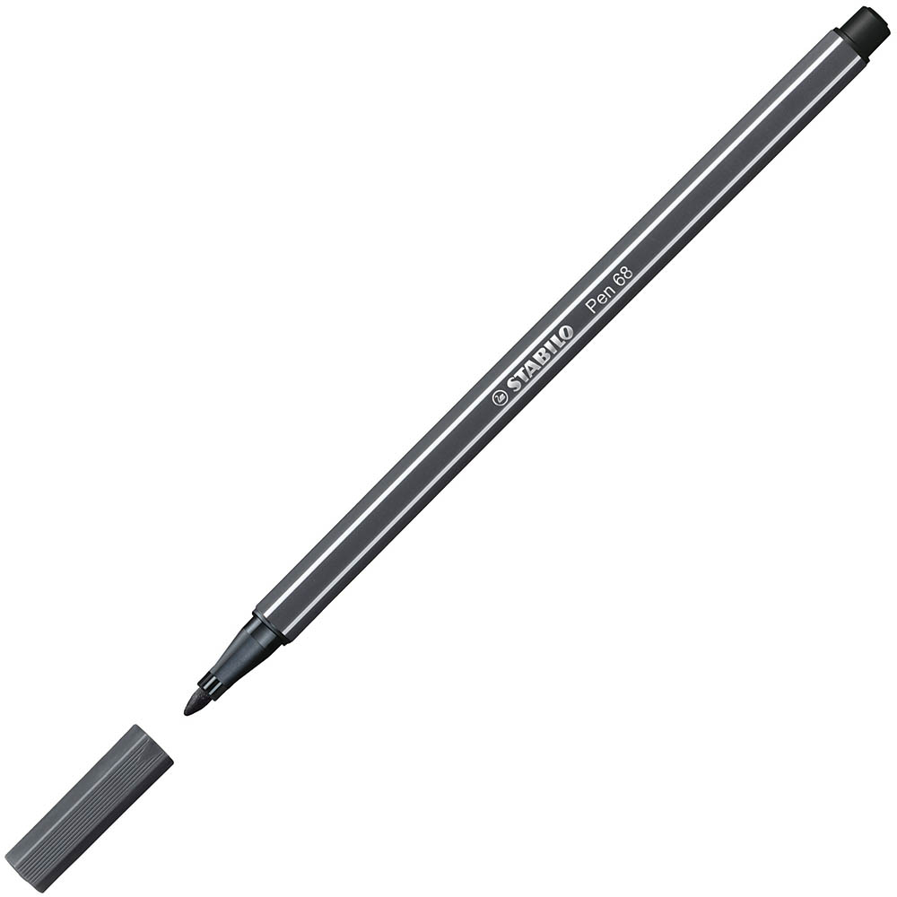 Image for STABILO 68 FIBRE TIP PEN 1.0MM DEEP COLD GREY from Office National Limestone Coast