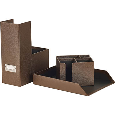 Image for ESSELTE PREMIUM DESK ACCESSORIES PACK BRONZE from Our Town & Country Office National