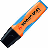 stabilo boss splash highlighter orange box 10