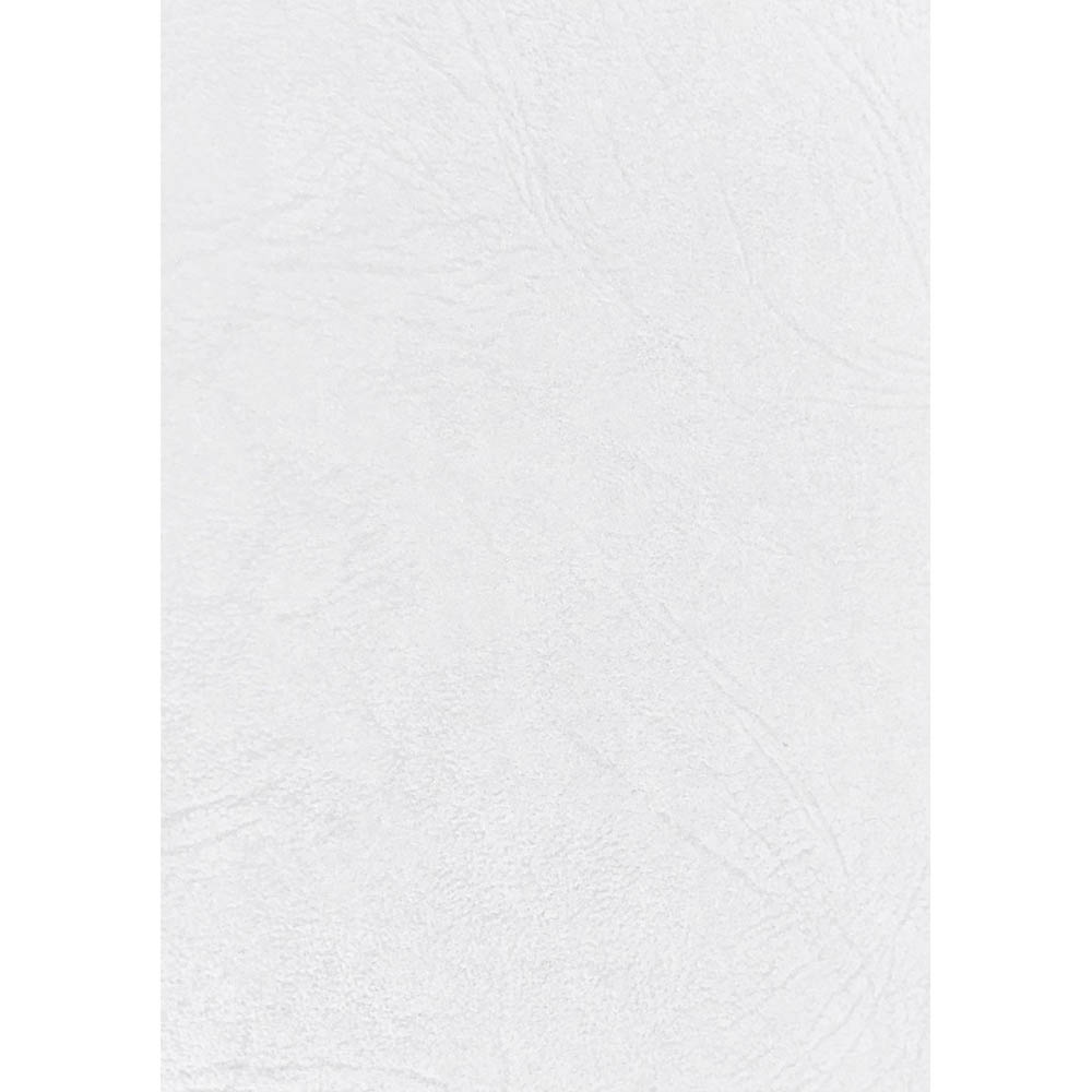 Image for REXEL BINDING COVER LEATHERGRAIN 250GSM A4 WHITE PACK 100 from Discount Office National
