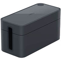 durable cavoline cable management box small graphite