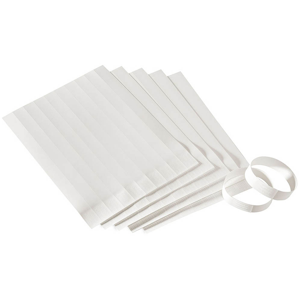 Image for COLOP E-MARK WRISTBANDS WHITE PACK 10 from OFFICE NATIONAL CANNING VALE