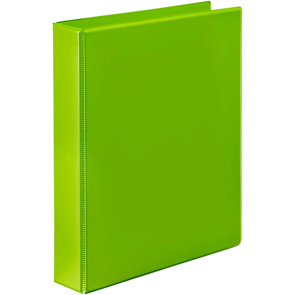 Image for MARBIG CLEARVIEW INSERT RING BINDER 2D 25MM A4 LIME from Office National Sydney Stationery