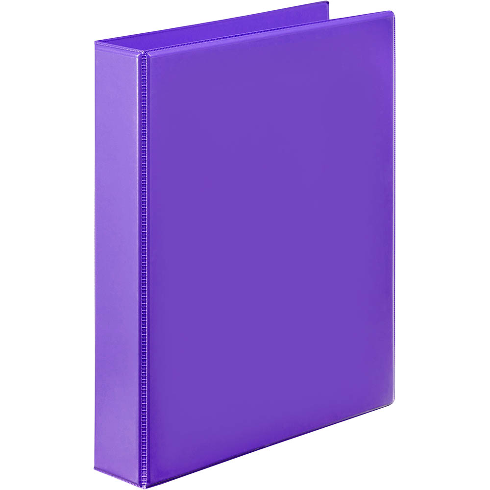 Image for MARBIG CLEARVIEW INSERT RING BINDER 2D 25MM A4 PURPLE from Office National Limestone Coast