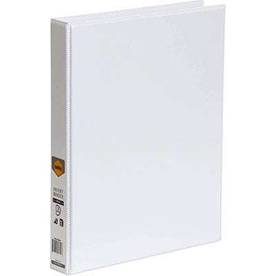 Image for MARBIG CLEARVIEW INSERT RING BINDER 3D 25MM A4 WHITE from SBA Office National - Darwin