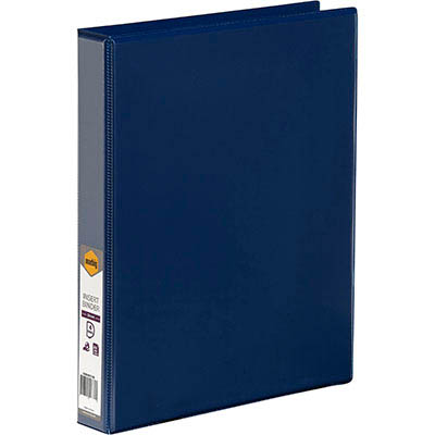 Image for MARBIG CLEARVIEW INSERT RING BINDER 4D 25MM A4 BLUE from Pirie Office National