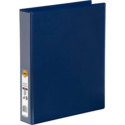 Image for MARBIG CLEARVIEW INSERT RING BINDER 3D 38MM A4 BLUE from Ezi Office National Tweed