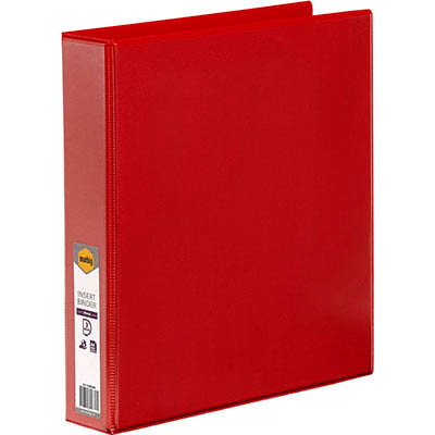 Image for MARBIG CLEARVIEW INSERT RING BINDER 3D 38MM A4 RED from Connelly's Office National